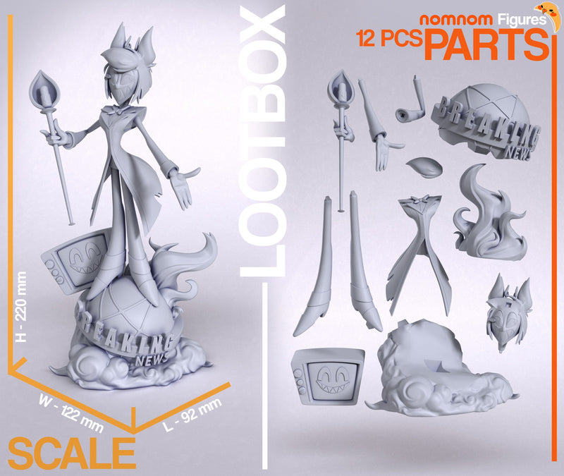 Alastor -  Hazbin Hotel - 1:10 Scale