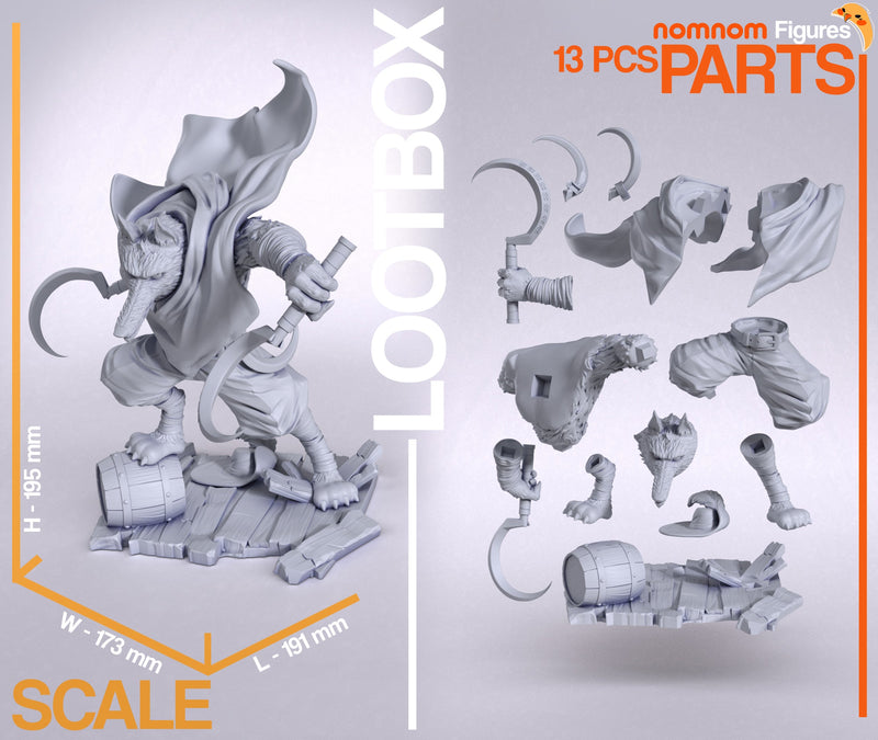 Death - Puss in Boots - 1:10 Scale