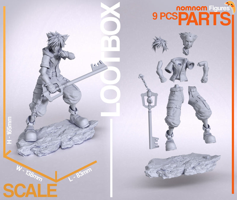 Sora - Kingdom Hearts - 1:10 scale