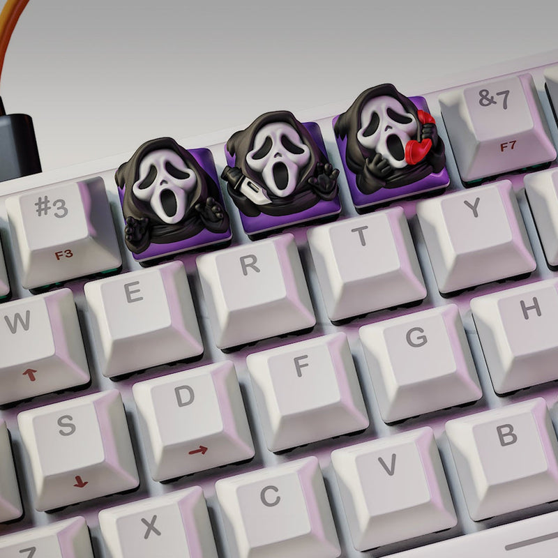 Ghostface - Halloween Style Keyboard Keycaps