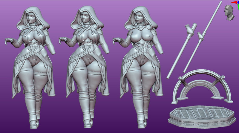 Shadowborn Ravyneth – Darth Talon Inspired Sith Sorceress – Star Wars Dark Side Miniature (SFW/NSFW 18+ Only)