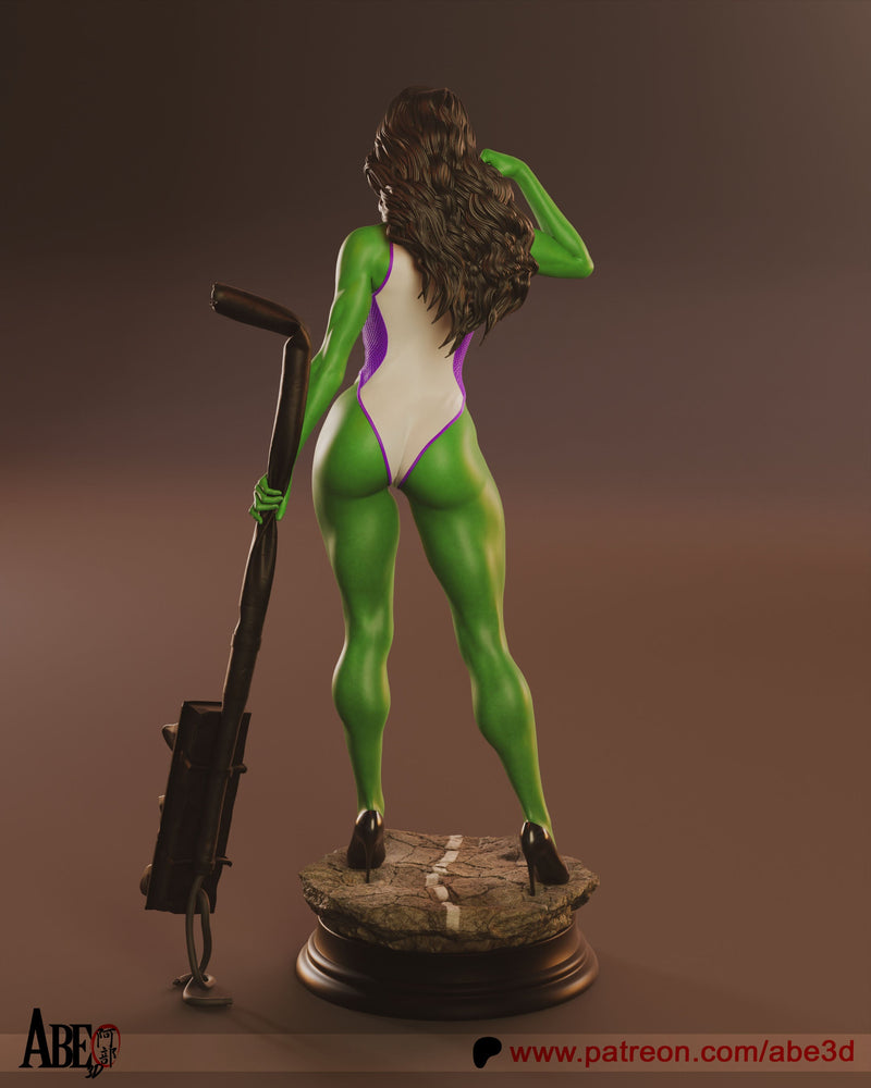 She Hulk - Marvel Comics (SFW/NSFW 18+ Only) - 1:4 Scale