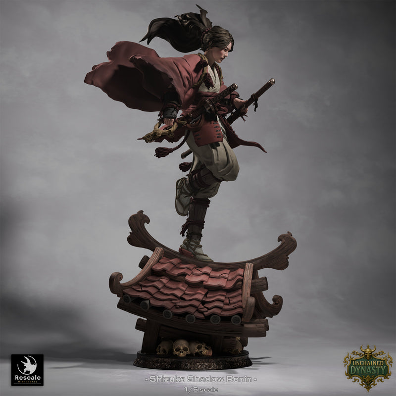 Shizuka – Shadow / Whisper Ronin – XL Samurai Collector Statue – 1:6 Scale