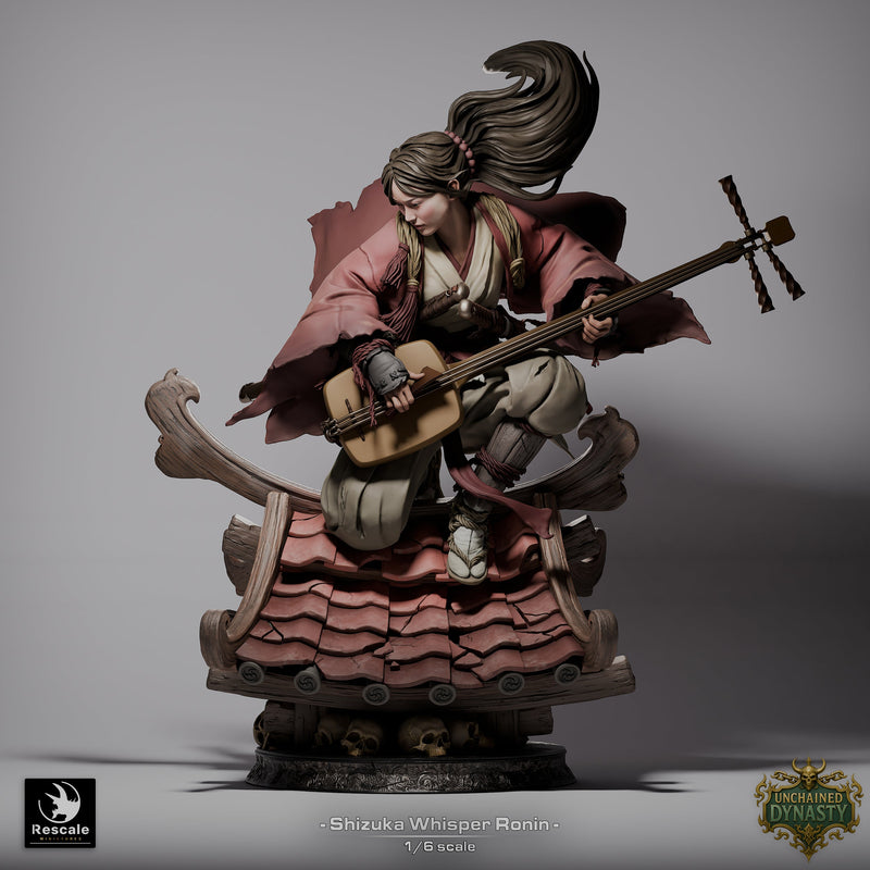 Shizuka – Shadow / Whisper Ronin – XL Samurai Collector Statue – 1:6 Scale
