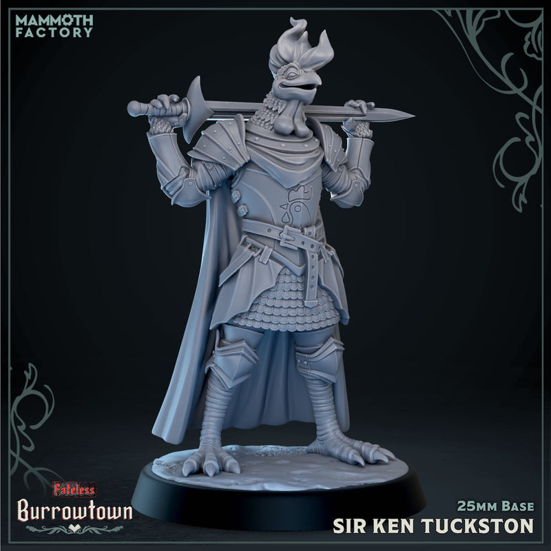 Sir Ken Tuckston – Aarakocra Fighter – Burrowtown Fateless – Miniature
