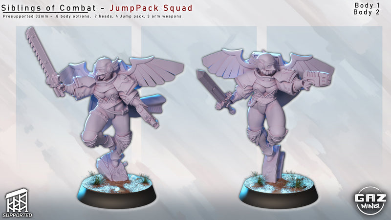 Siblings of Combat – JumpPack Squad - (SFW/NSFW 18+)