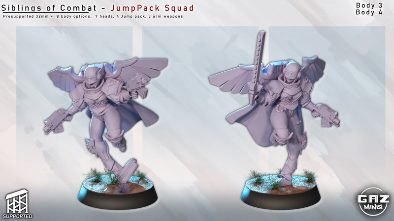 Siblings of Combat – JumpPack Squad - (SFW/NSFW 18+)