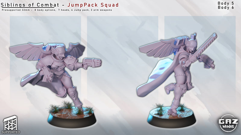 Siblings of Combat – JumpPack Squad - (SFW/NSFW 18+)