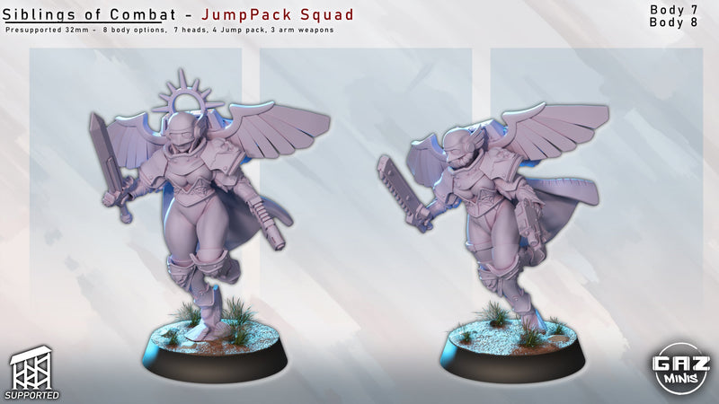 Siblings of Combat – JumpPack Squad - (SFW/NSFW 18+)