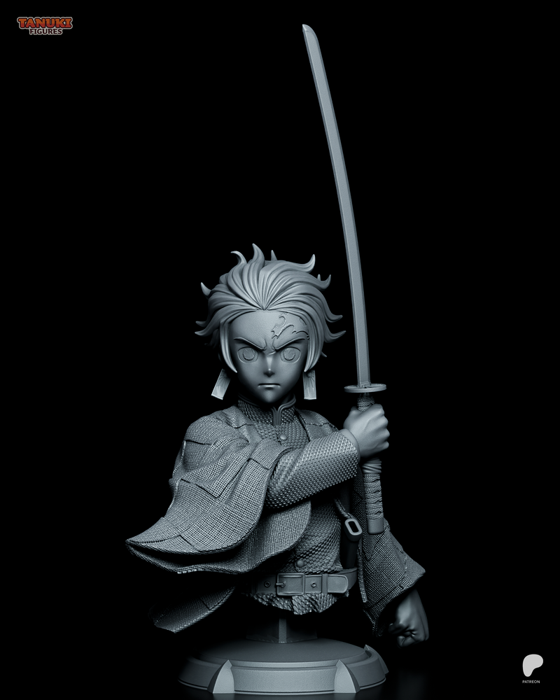 Tanjiro - Demon Slayer / Kimetsu no Yaiba - 1:6 Scale, Bust