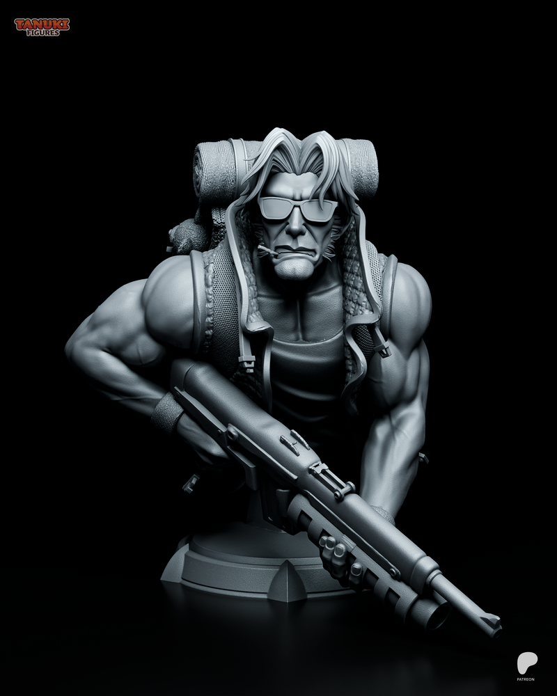 Tarma Roving - Metal Slug - 1:6 Scale & Bust