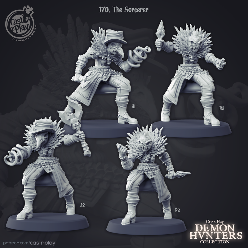 The Sorcerer – Demon Hunter Miniature Set