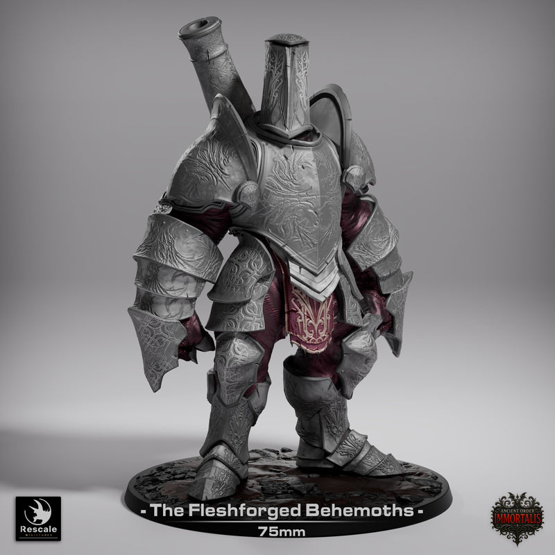 Fleshforged Behemoth – Armor-Flesh Golem Hybrid – Miniature