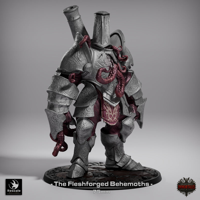 Fleshforged Behemoth – Armor-Flesh Golem Hybrid – Miniature