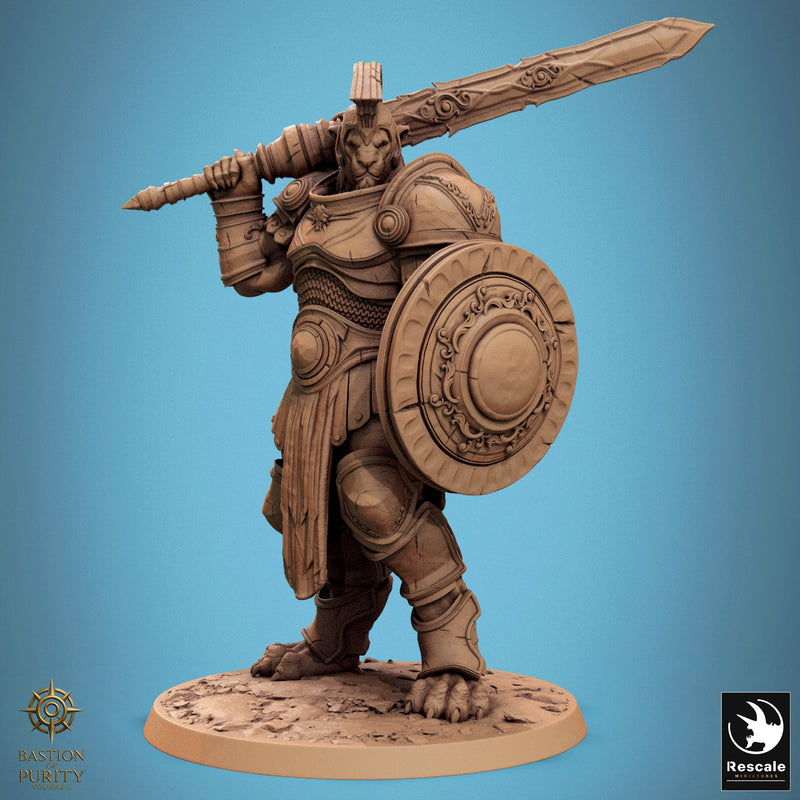 Leonin Triad - Tabaxi Champion Miniatures