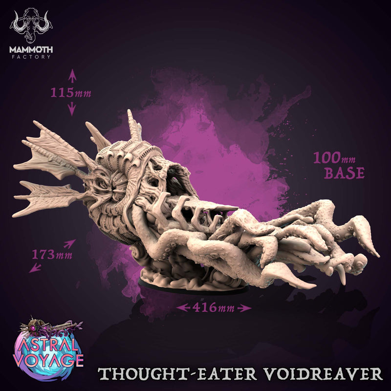 Thought-Eater Voidreaver – Nautiloid Ship Miniature