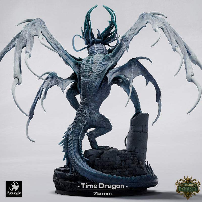 Time Dragon – Chronal Dragon Boss – High Fantasy Monster Miniature