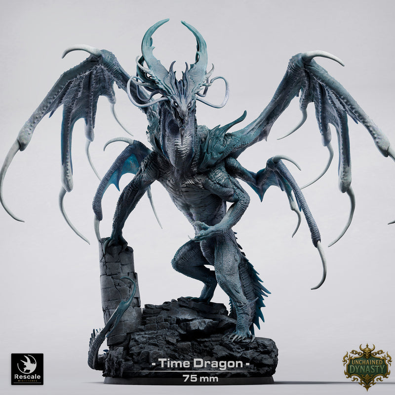 Time Dragon – Chronal Dragon Boss – High Fantasy Monster Miniature