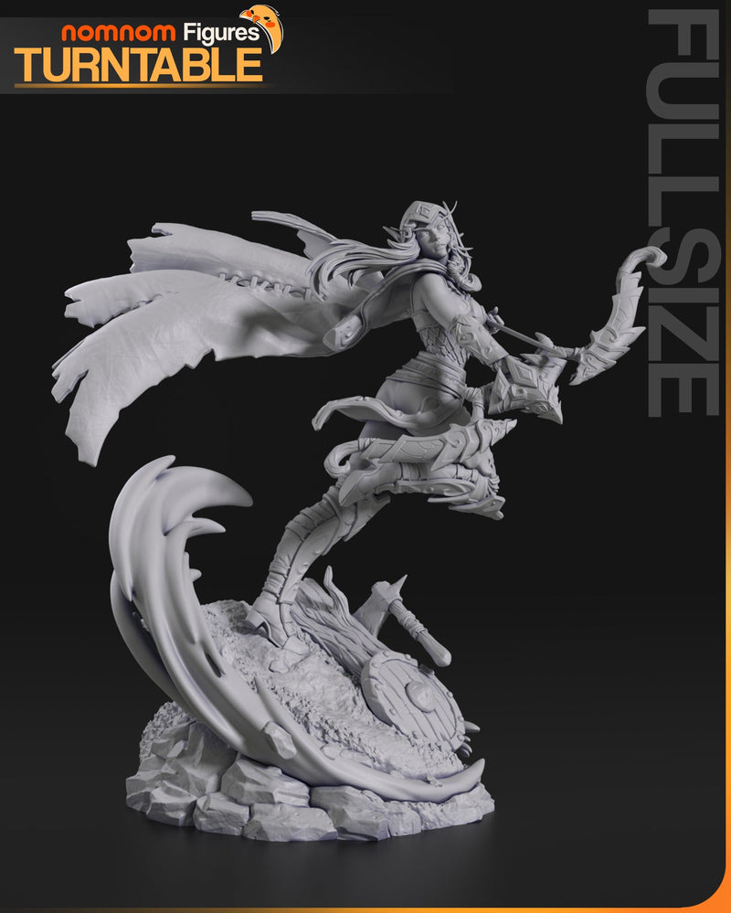 Alleria Windrunner - Warcraft - 1:10 Scale, 75mm & Bust