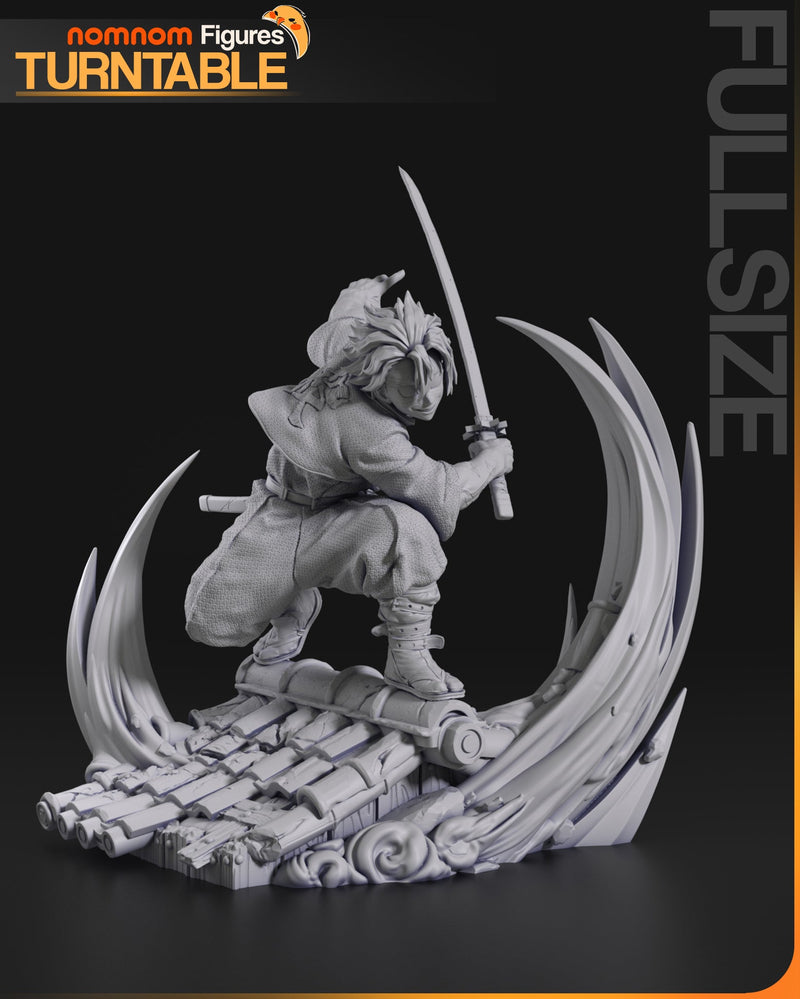 Sanemi - Demon Slayer / Kimetsu no Yaiba - 75mm, 1:10 Scale & Bust