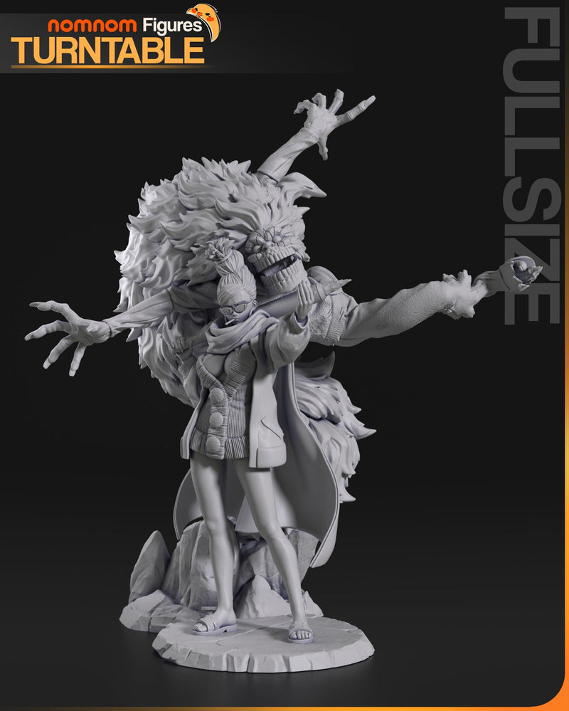 Seiko & Granny "Seiko Okarun" - Dandadan - 75mm, 1:10 Scale, Bust