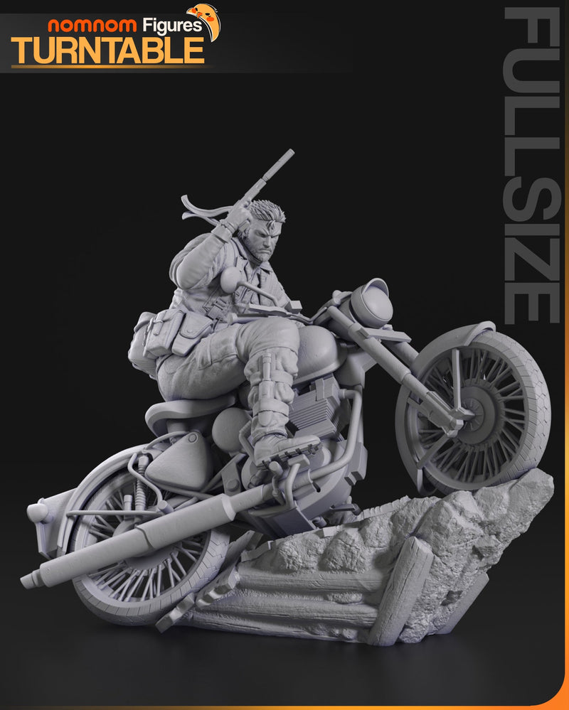 Naked Snake - Metal Gear Solid - 75mm, 1:10 Scale, Bust