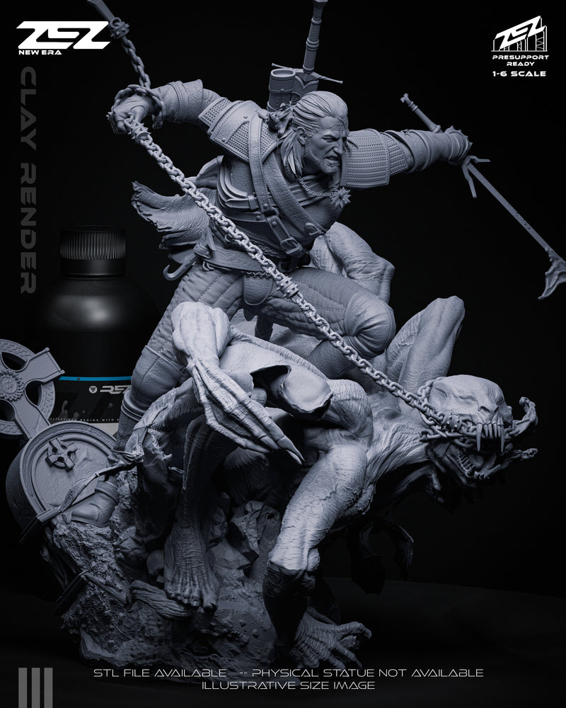 Geralt - The Witcher - 1:6 Scale Figure & Bust