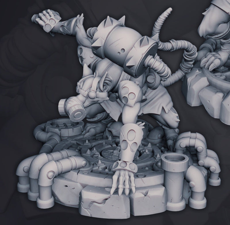 Vrek Fireguard – Sewer Pyromancer Miniature Set