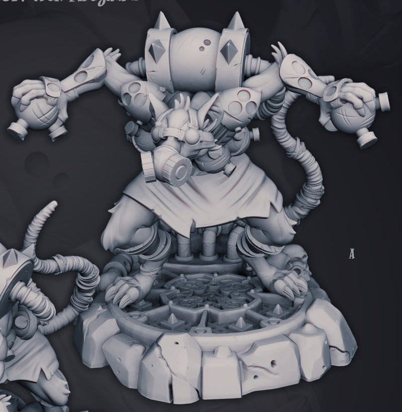 Vrek Fireguard – Sewer Pyromancer Miniature Set