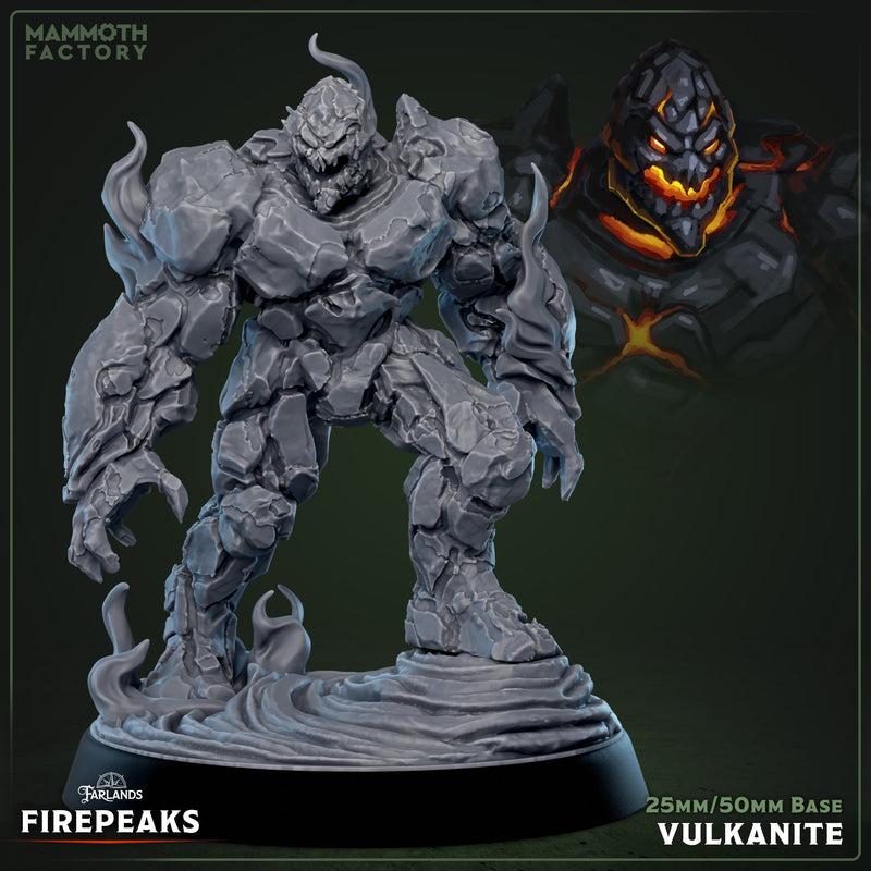 Vulkanite - Magma Elemental - Miniature