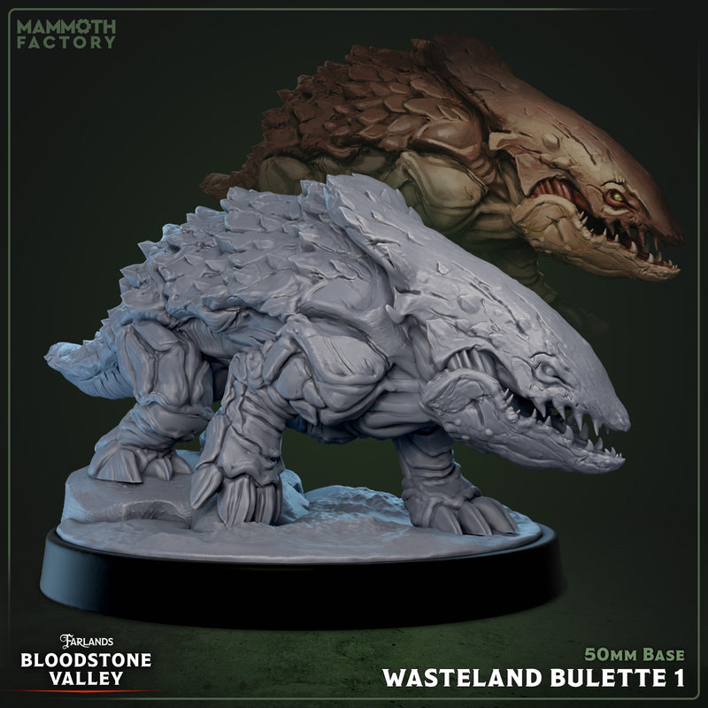 Wasteland Bulettes - Land Shark Monster Miniatures