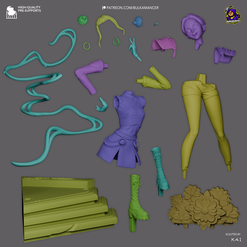 Zoey - K-Pop Demon Hunters - 1:8 Scale Figure