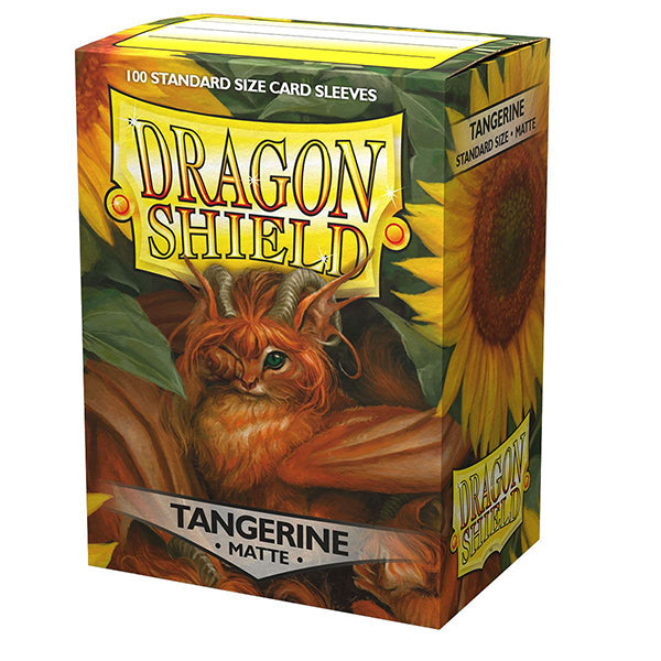 Dragon Shield Sleeves: Standard- Matte Tangerine (100 ct.)