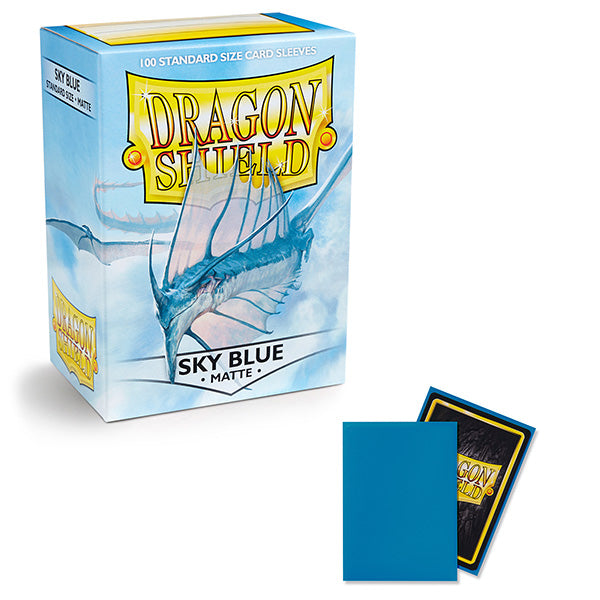 Dragon Shield Sleeves: Standard- Matte Sky Blue (100 ct.)