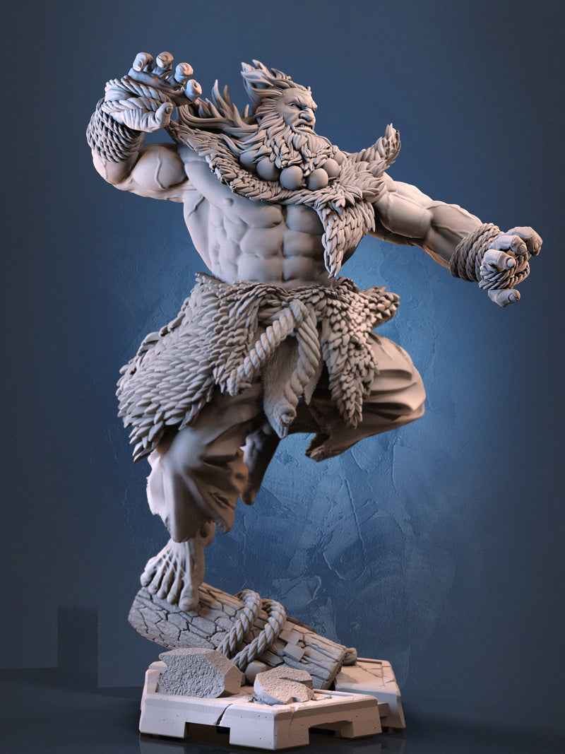 Dark Fighter – Human Monk – Resin Tabletop Miniature