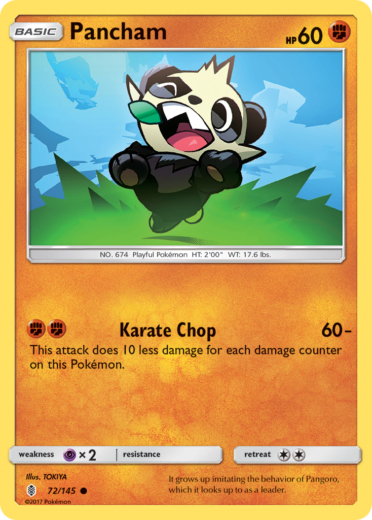 Pancham (72/145) [Sun & Moon: Guardians Rising]