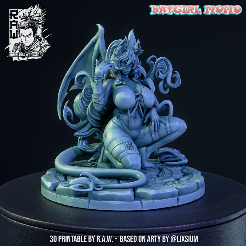 Batgirl Momo Pinup – Original Succubus Girl – 75mm & 120mm Resin Figure