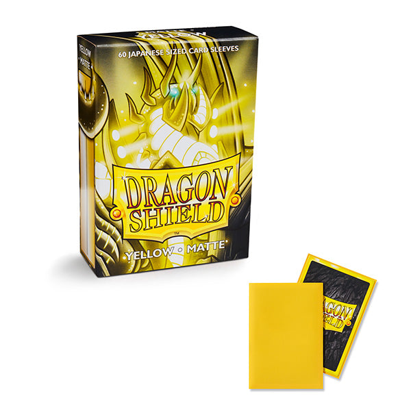 Dragon Shield Sleeves: Japanese- Matte Yellow (60 ct.)