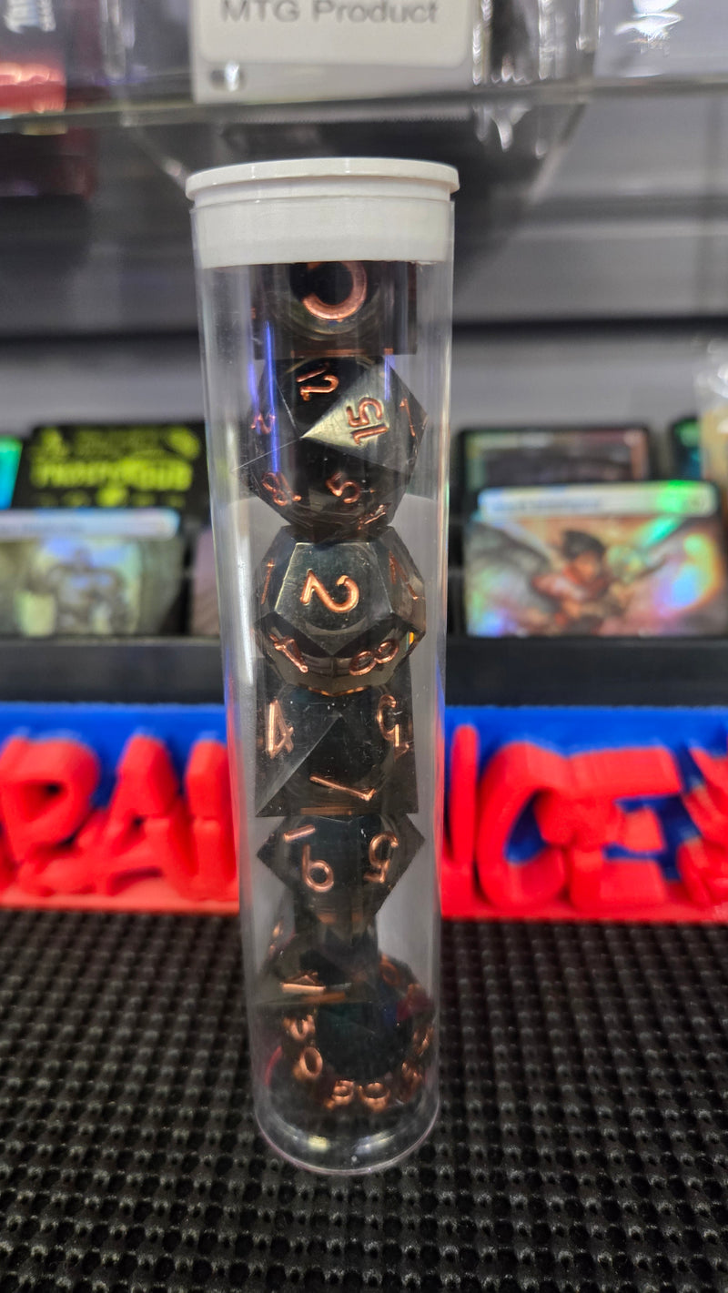 Set Of 7pcs Dragon Eye Multi-sided Dice (Multiple Colors)