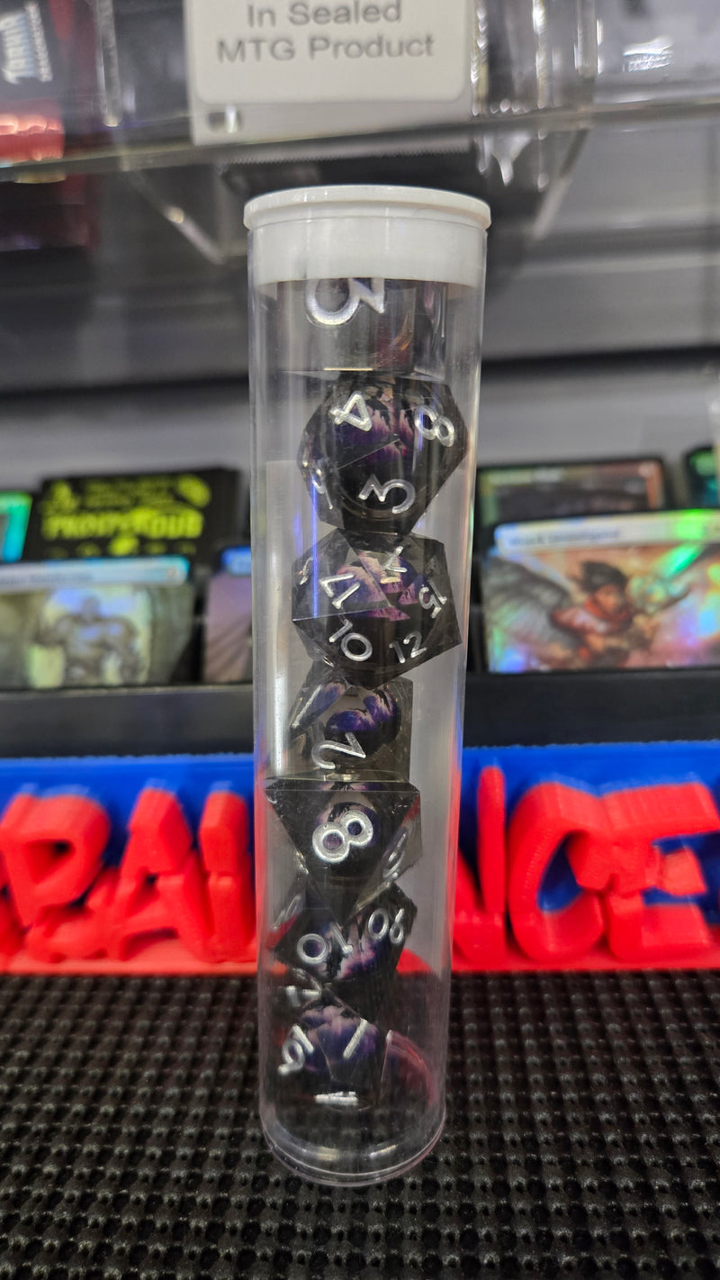 Set Of 7pcs Dragon Eye Multi-sided Dice (Multiple Colors)