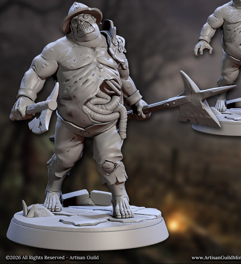 Bloated Zombie – Dungeons & Dragons Monster – Resin Tabletop Miniature