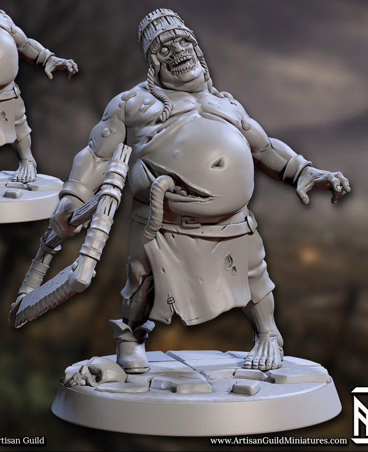 Bloated Zombie – Dungeons & Dragons Monster – Resin Tabletop Miniature