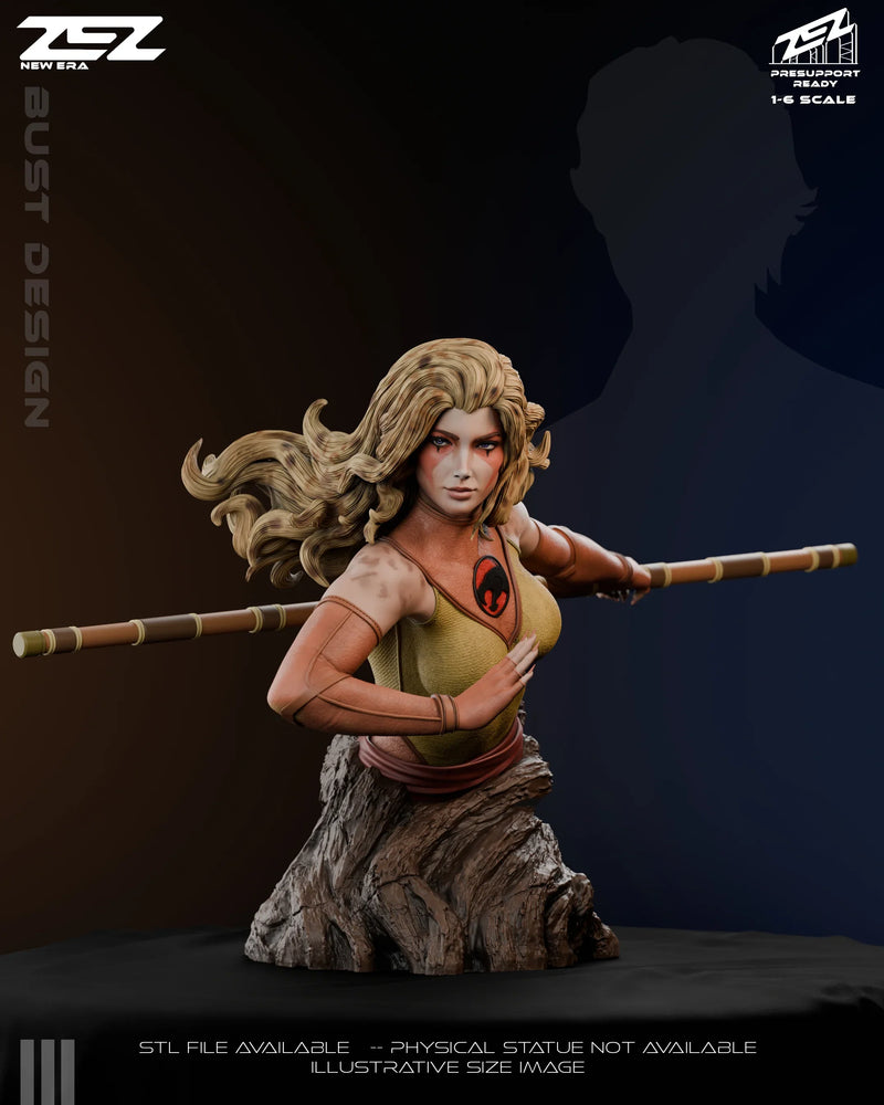 Cheetara - Thundercats - 1:6 Scale, Bust