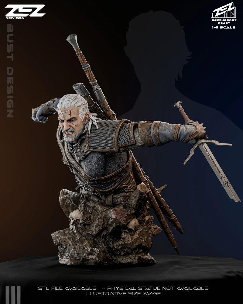 Geralt - The Witcher - 1:6 Scale Figure & Bust