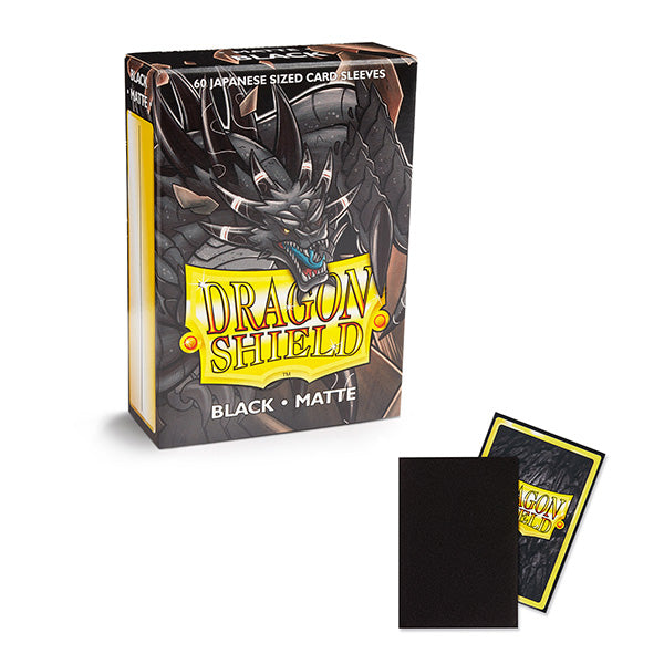 Dragon Shield Sleeves: Japanese- Matte Black (60 ct.)