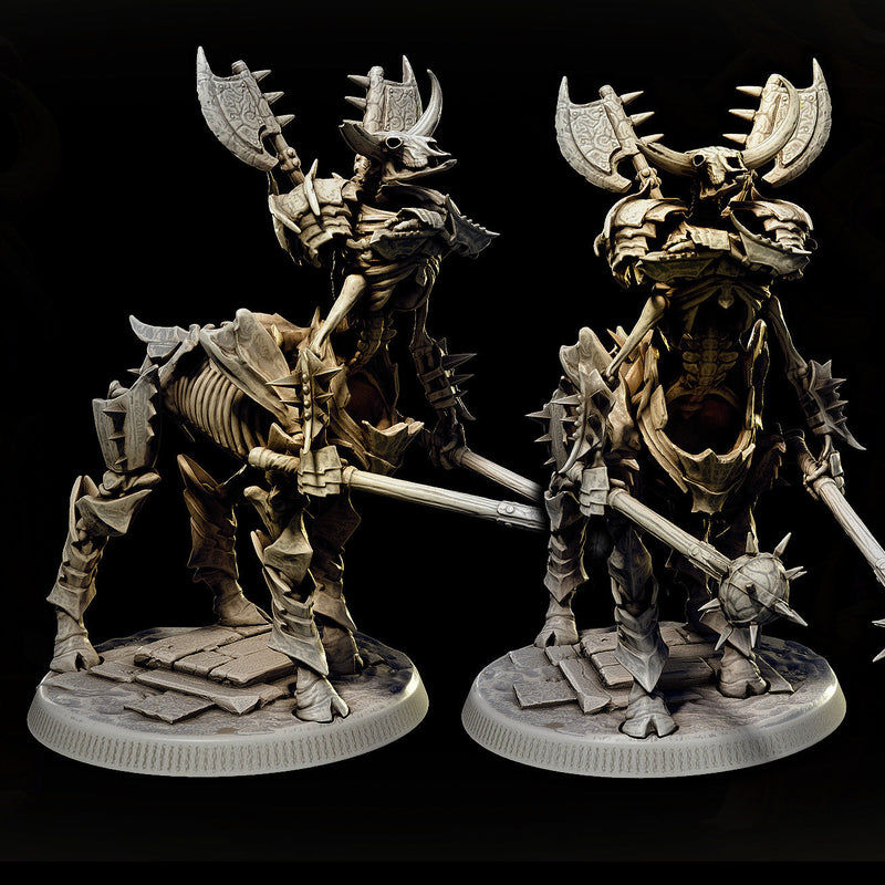 Skeletal Centaurs Set – Undead Cavalry Miniatures