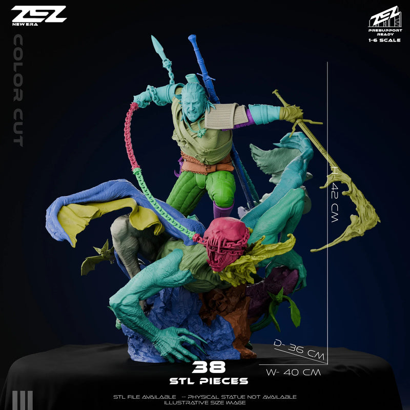 Geralt - The Witcher - 1:6 Scale Figure & Bust