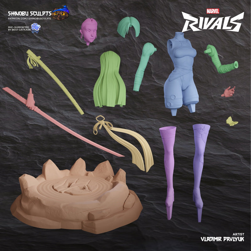 Psylocke  - Marvel Rivals - 1:8 Scale