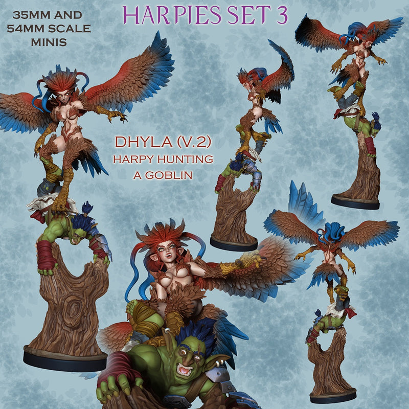 Dhyla – Harpy Hunter – Goblin Slayer Encounter – Miniature