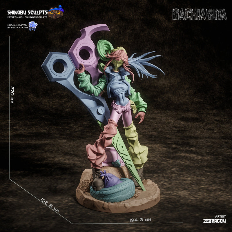 Riyo Reaper -  Gachiakuta - 1:8 Scale